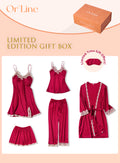 Bridal Essential:Romantic Satin Sleepwear Set