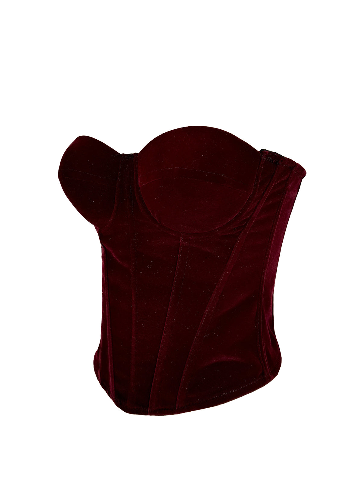 Embrace – Velvet Strap-Detail Corset