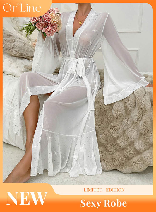 Sheer Sparkle Robe