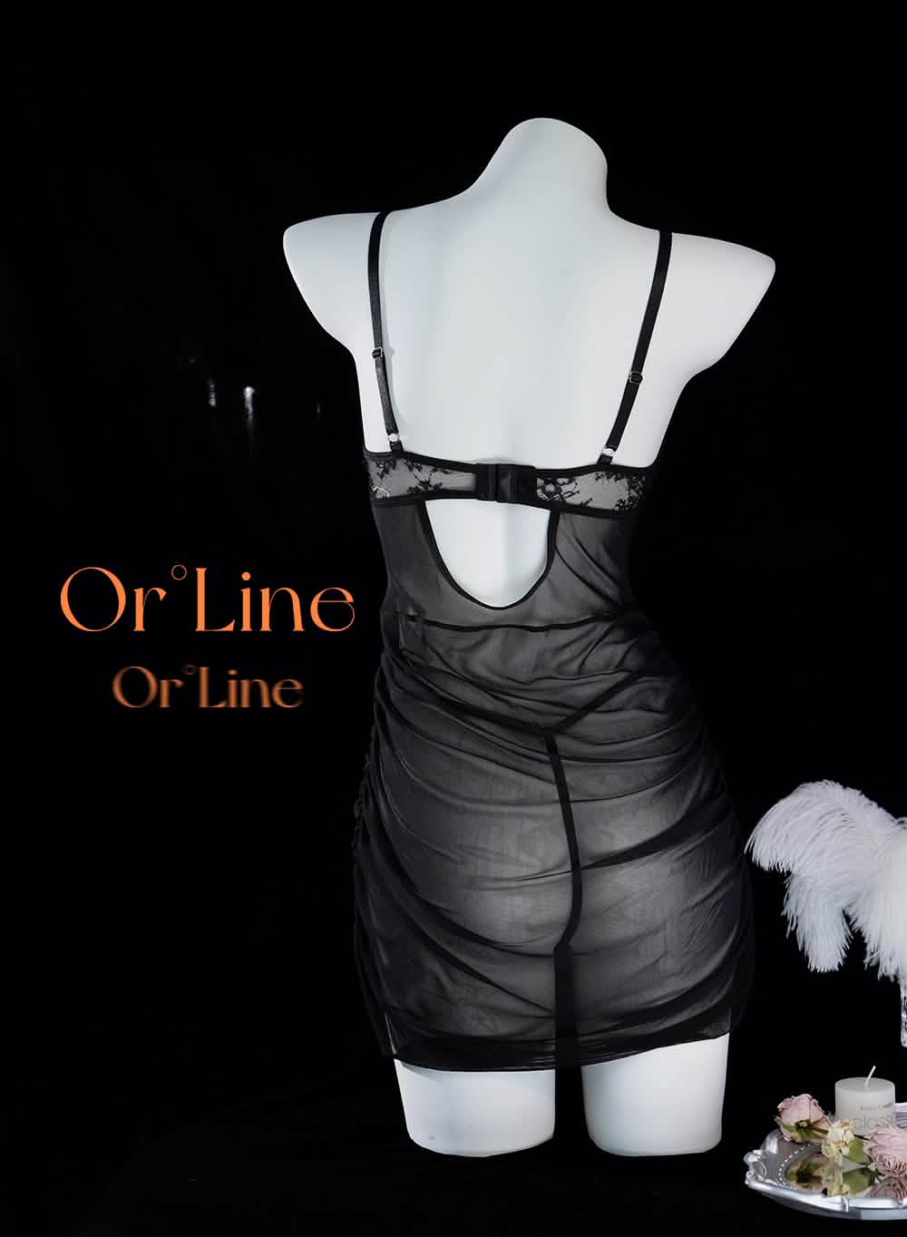 2 Pieces Lace Patchwork Nightdress