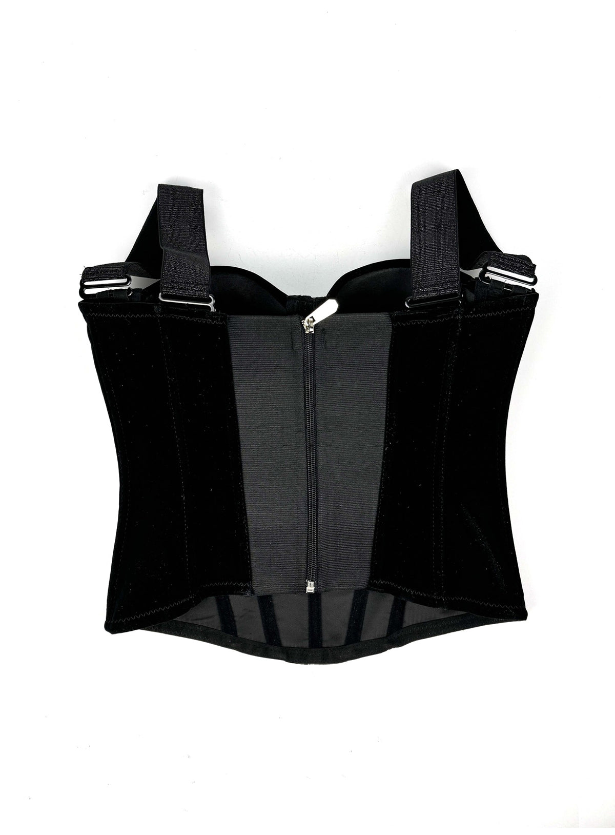 Embrace – Velvet Strap-Detail Corset