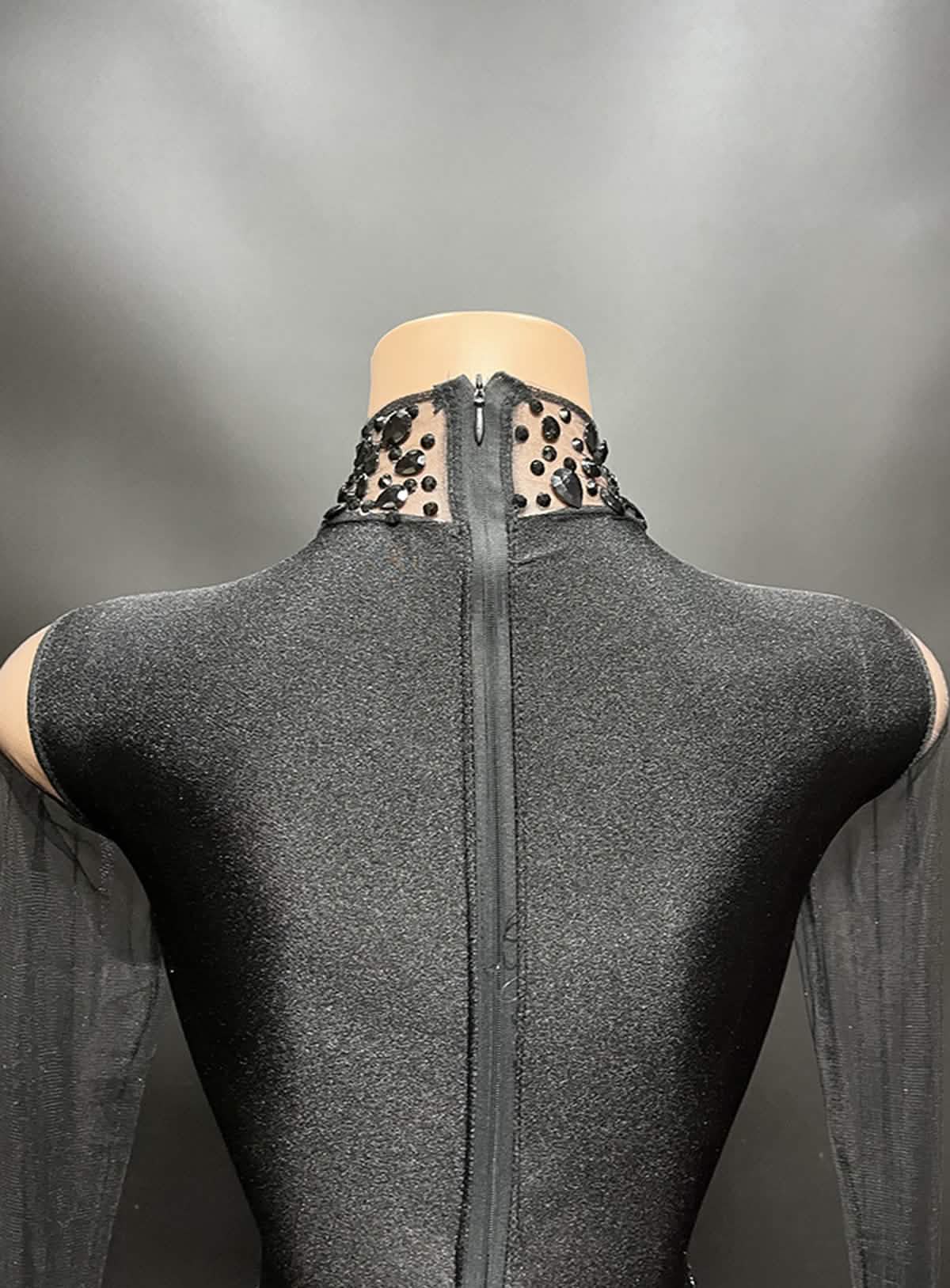 Beaded Sequin Embellished Bodysuit