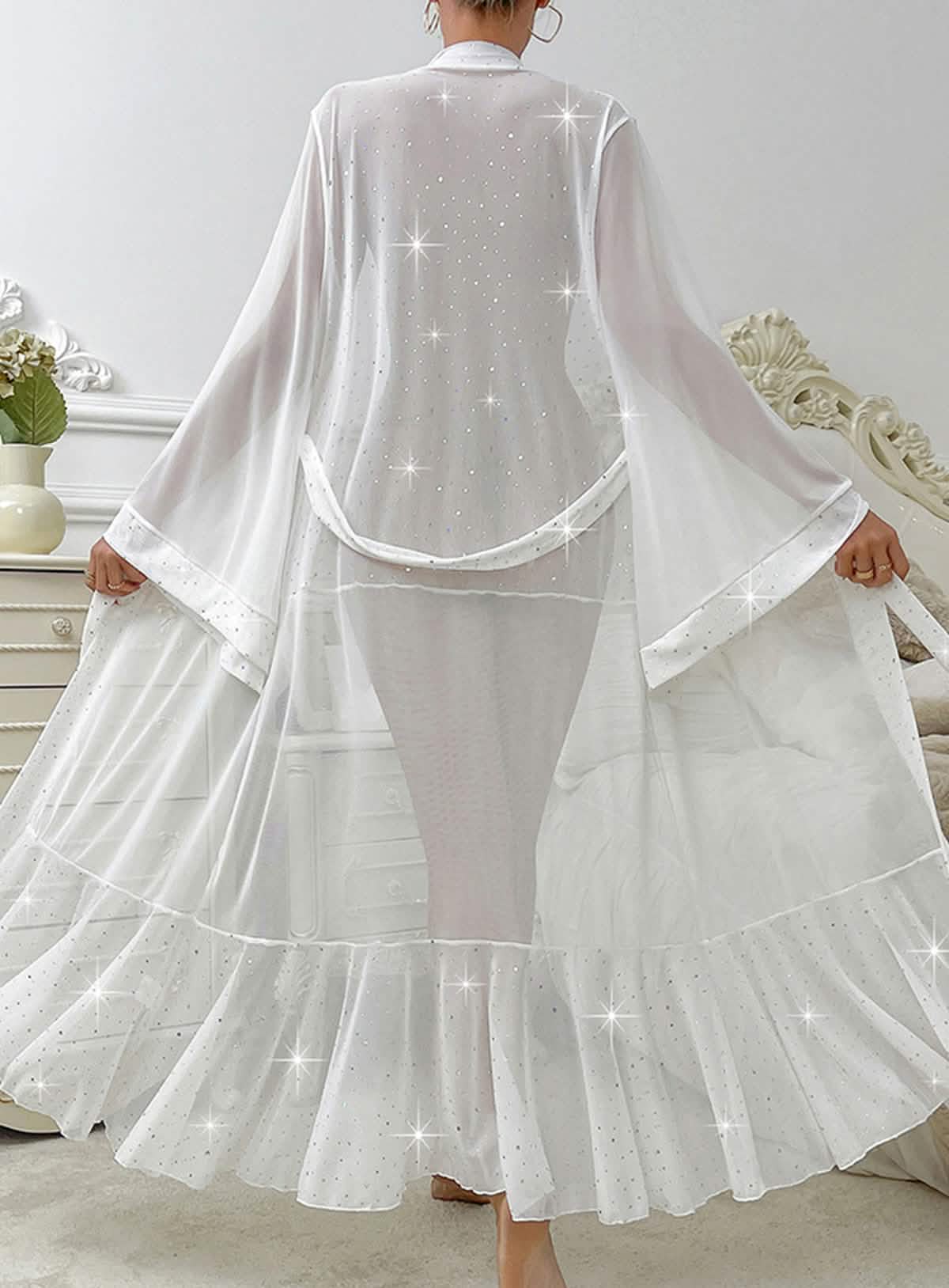 Sheer Sparkle Robe