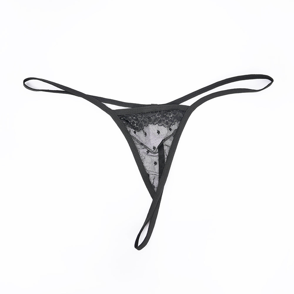 Plus Size Black Babydoll Panty Set