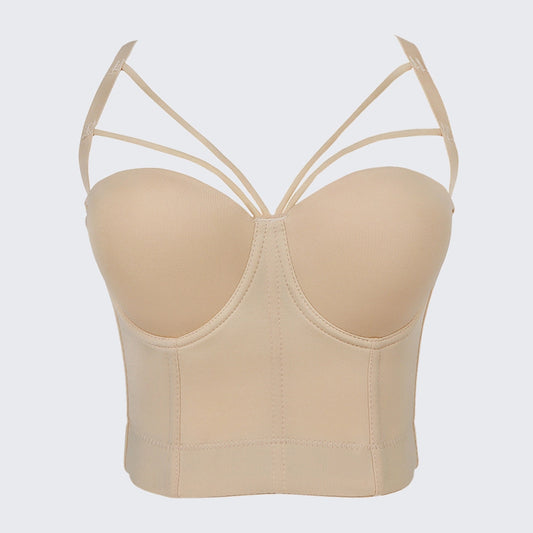 Women's Bustier Corset Top Slimming Waist Shaping Tank Top Adjustable Straps