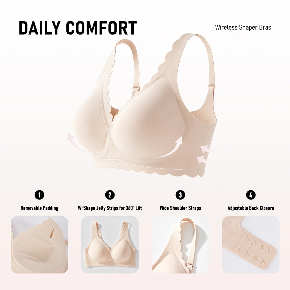 Soft Seamless Wireless Bra Comfortable Underwear for Women Daily