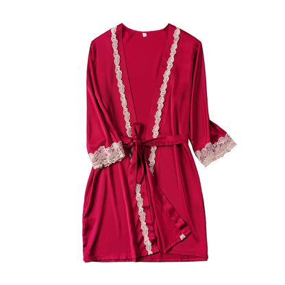 Luxury Satin 6-Piece Sleepwear Set