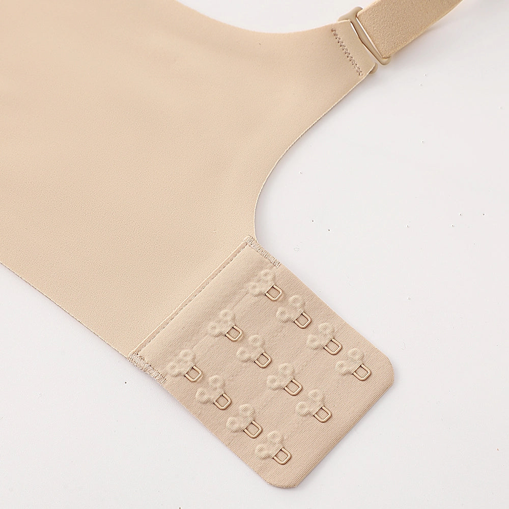 Seamless Wirefree Push Up Bra Anti-Sagging Plus Size Soft Support Bralette