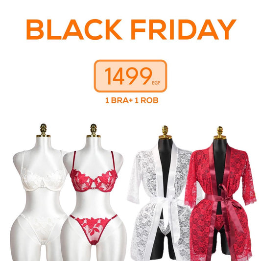 Lace Embroidered Sheer Hollow-Out Robe（Bundle Offer A）