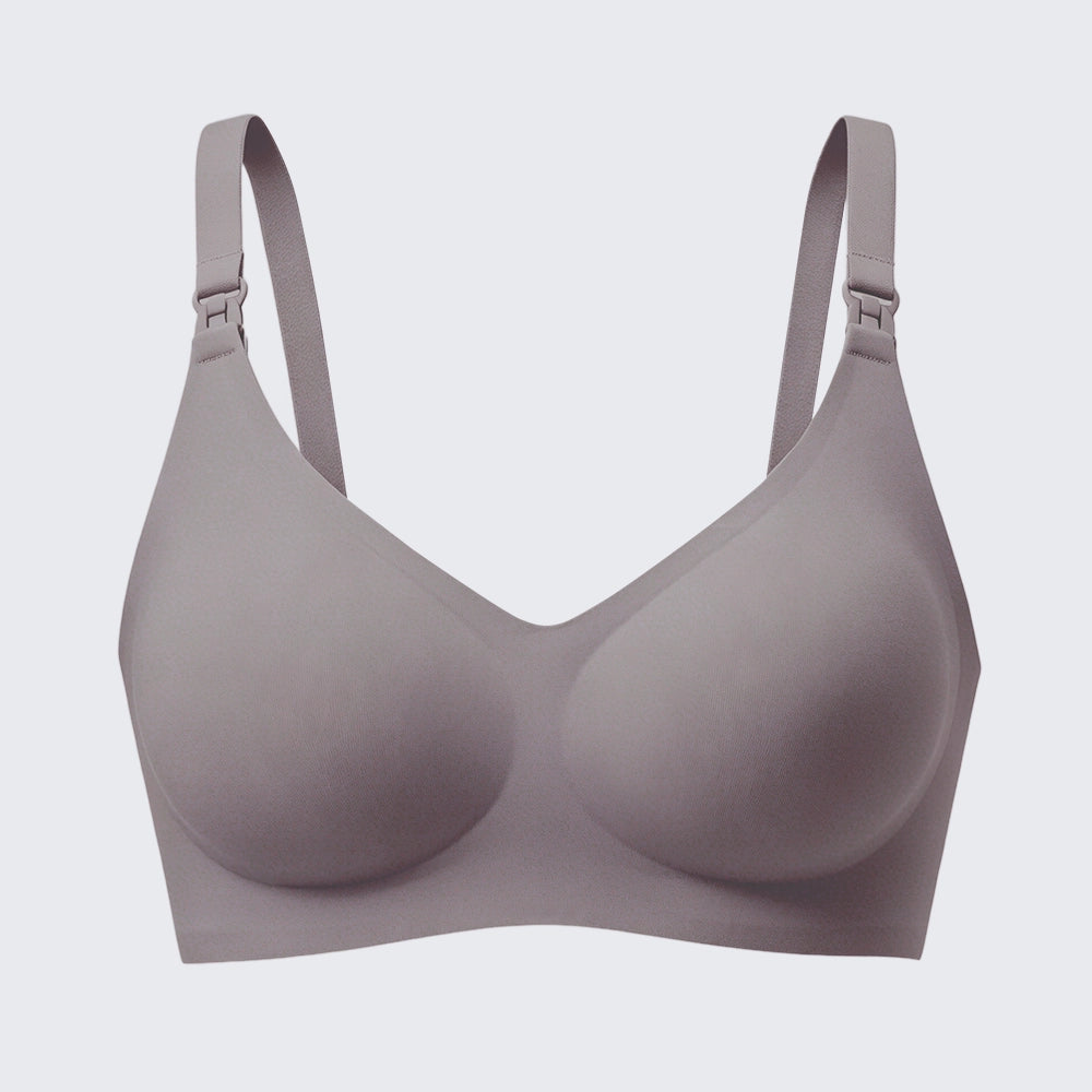 Seamless Front Clip Nursing Bra Plus Size Wirefree Maternity Bralette