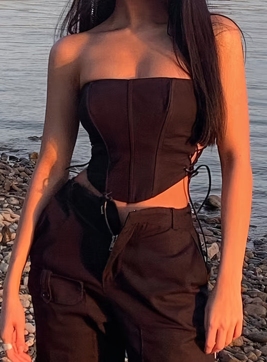 Bind – Lace-Up Sculpting Corset Top