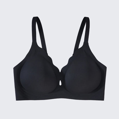 Seamless Wirefree Full Coverage Bra Plus Size Push Up Soft Support Bralette