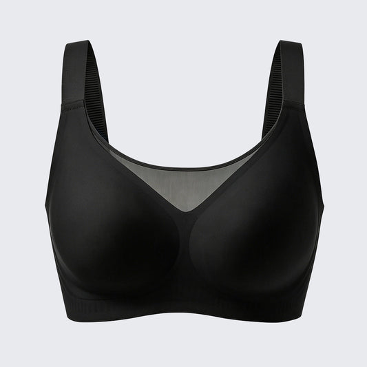 Seamless Wirefree Minimizer Bra Plus Size Side Smoothing Support Bralette