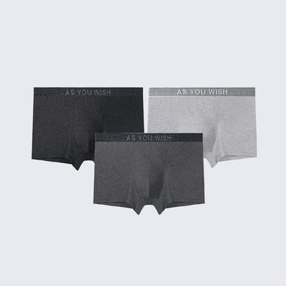 Men's Breathable Comfort Anti-Bacterial 80S Cotton Boxer Briefs