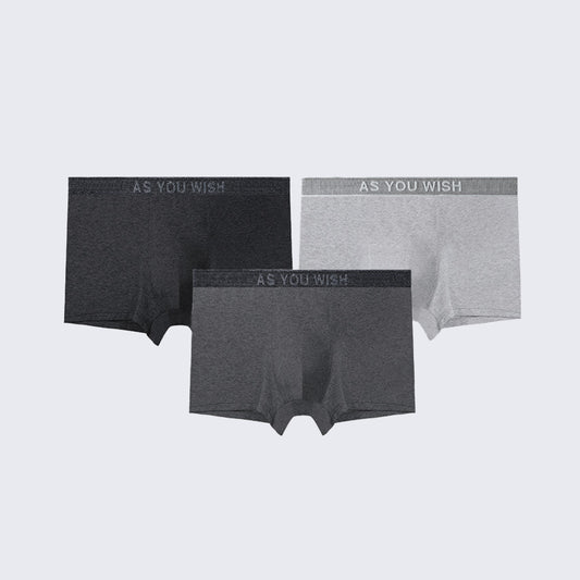 Men's Breathable Comfort Anti-Bacterial 80S Cotton Boxer Briefs