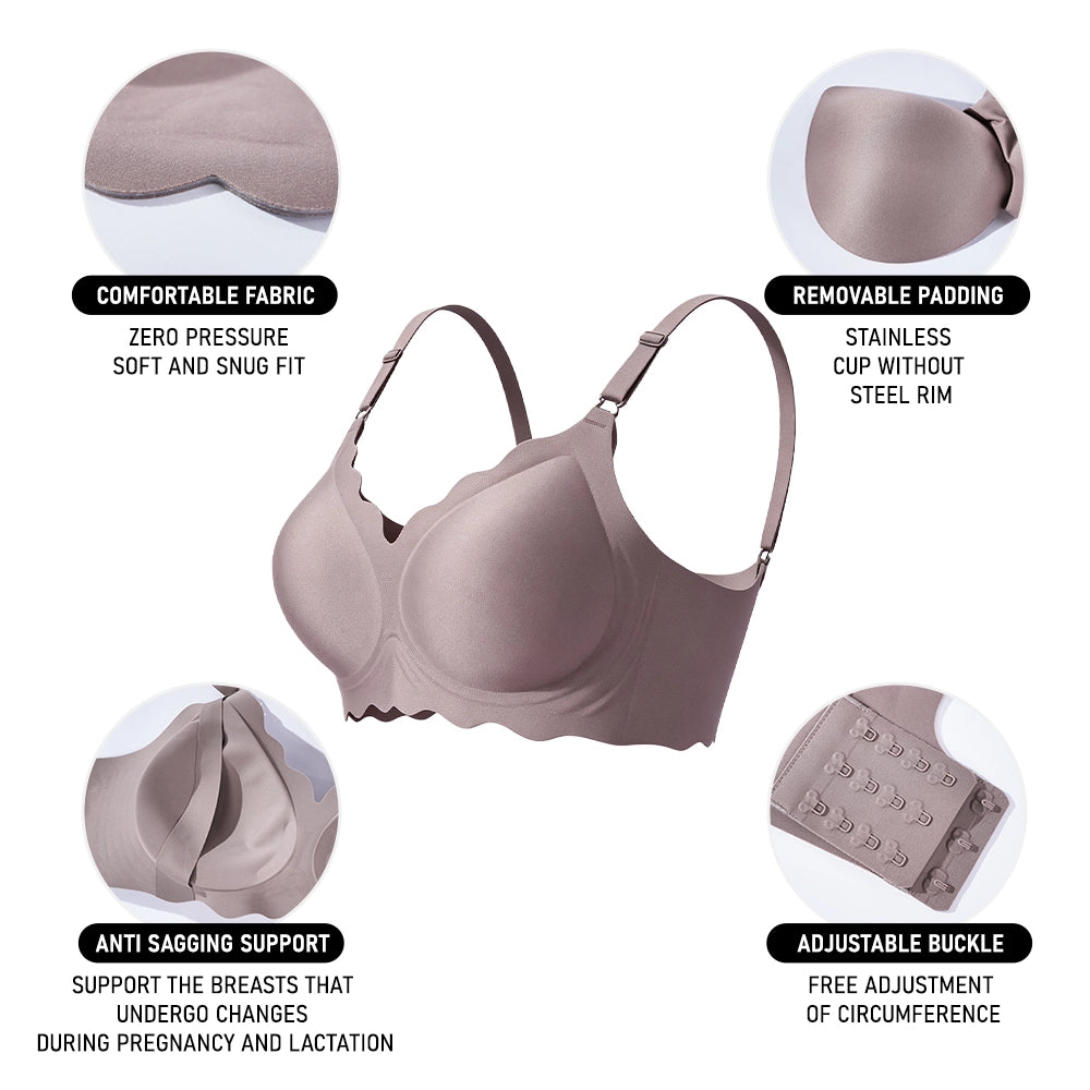 Seamless Maternity Nursing Bra Soft Wire Breastfeeding Pregnancy Bralette