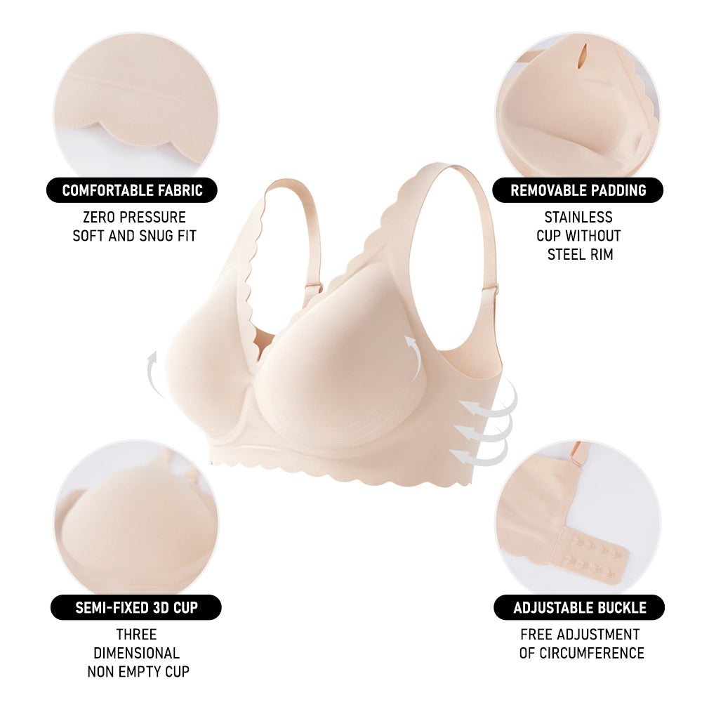 Soft Seamless Wireless Bra Comfortable Underwear for Women Daily