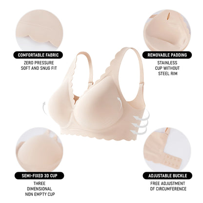 Soft Seamless Wireless Bra Comfortable Underwear for Women Daily