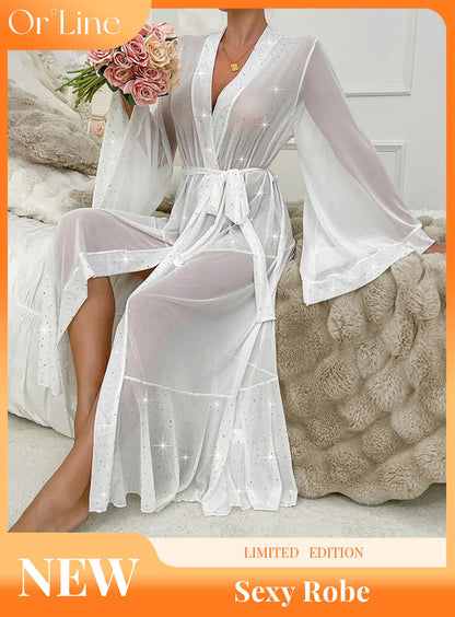 Sheer Sparkle Robe