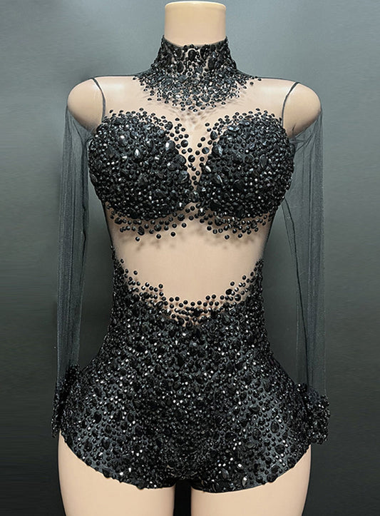 Glisten – Beaded Sequin Embellished Bodysuit