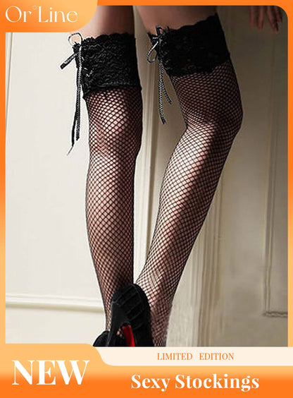 Sexy black lace embroidered camisole stockings erotic matching stockings
