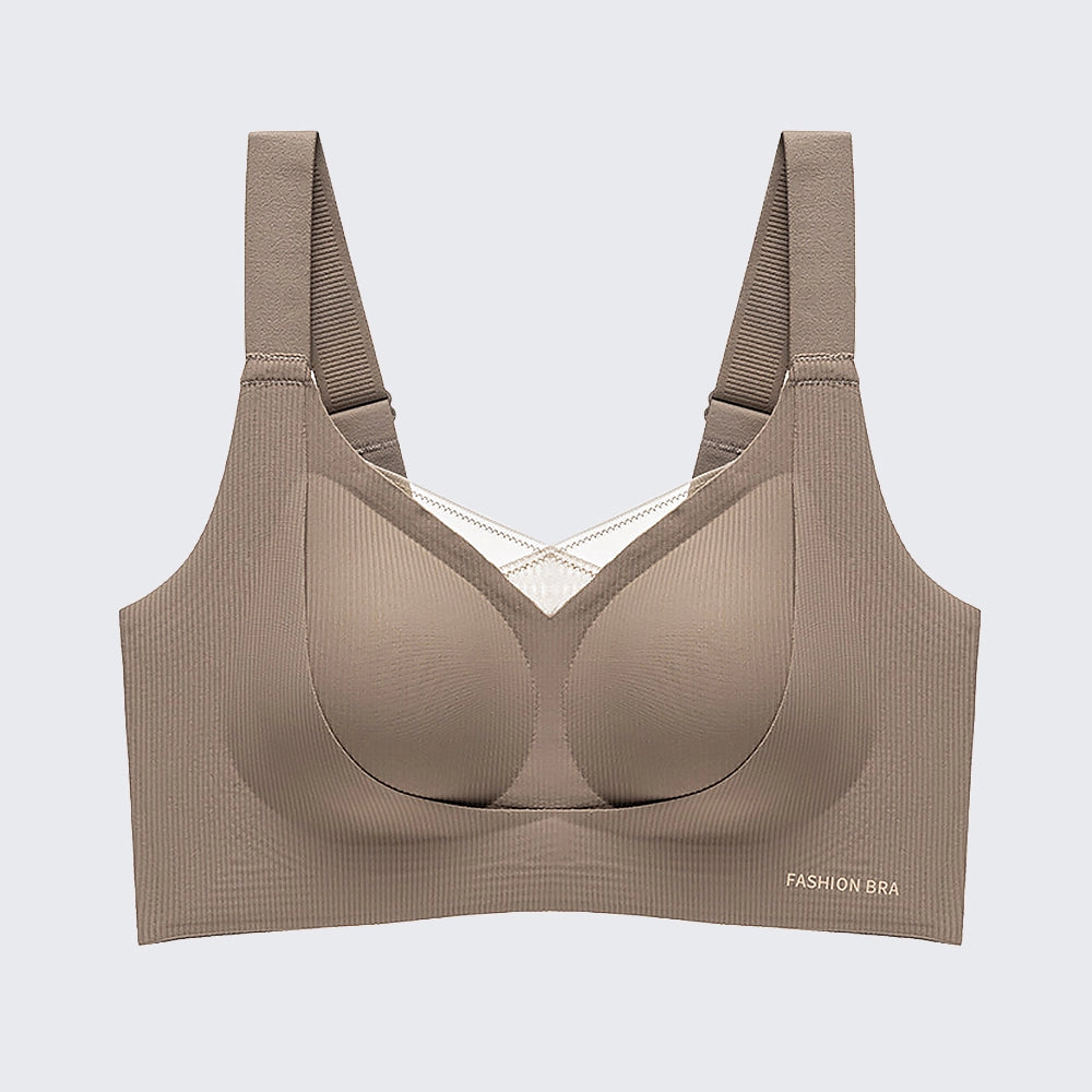Seamless Support Shaping Bra Full Coverage Wireless Comfort Bra