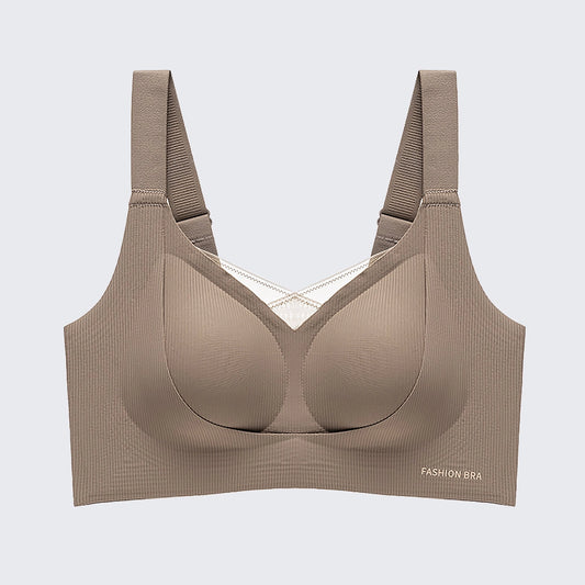 Seamless Support Shaping Bra Full Coverage Wireless Comfort Bra