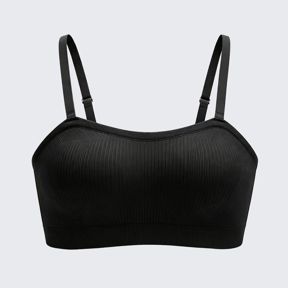 Invisible Strapless Push Up Bra for Women | Seamless Anti-Slip Bandeau Bra