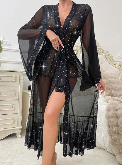 Sheer Sparkle Robe