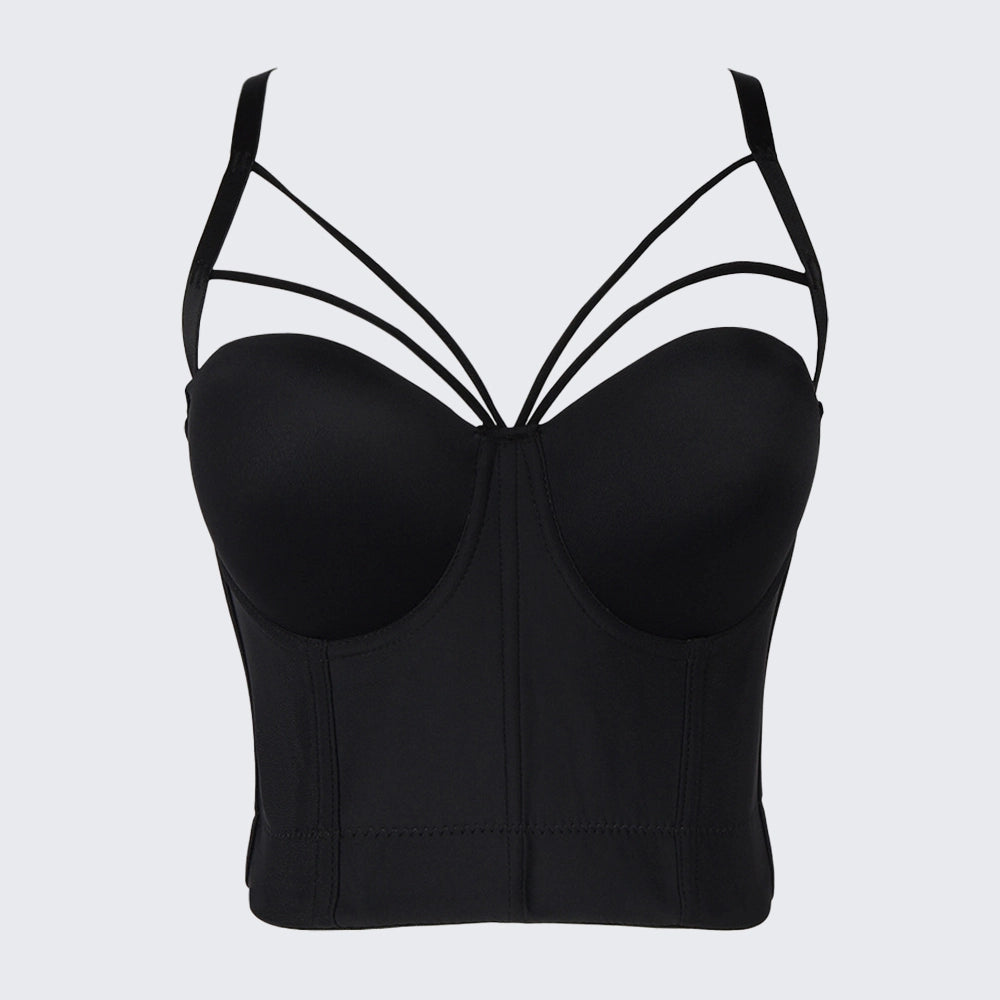 Women's Bustier Corset Top Slimming Waist Shaping Tank Top Adjustable Straps