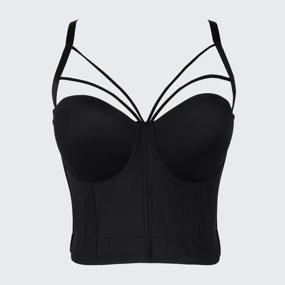 Women's Bustier Corset Top Slimming Waist Shaping Tank Top Adjustable Straps