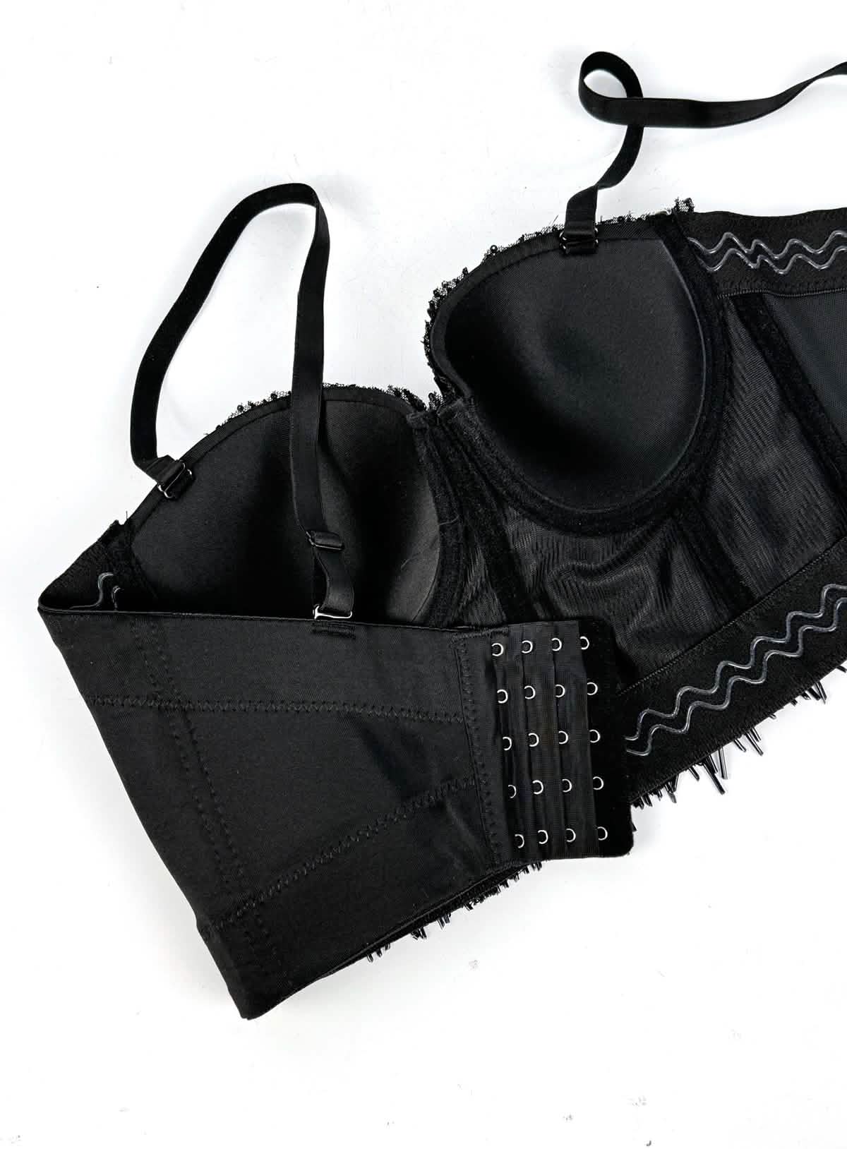 Glint – Sequin & Bead-Embellished Camisole Crop Top