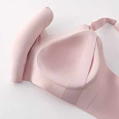 Seamless Front Clip Nursing Bra Wirefree Anti-Sagging Maternity Bralette