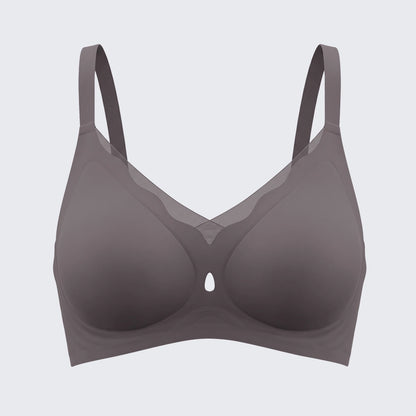 Seamless Wirefree Push Up Bra Anti-Sagging Plus Size Soft Support Bralette