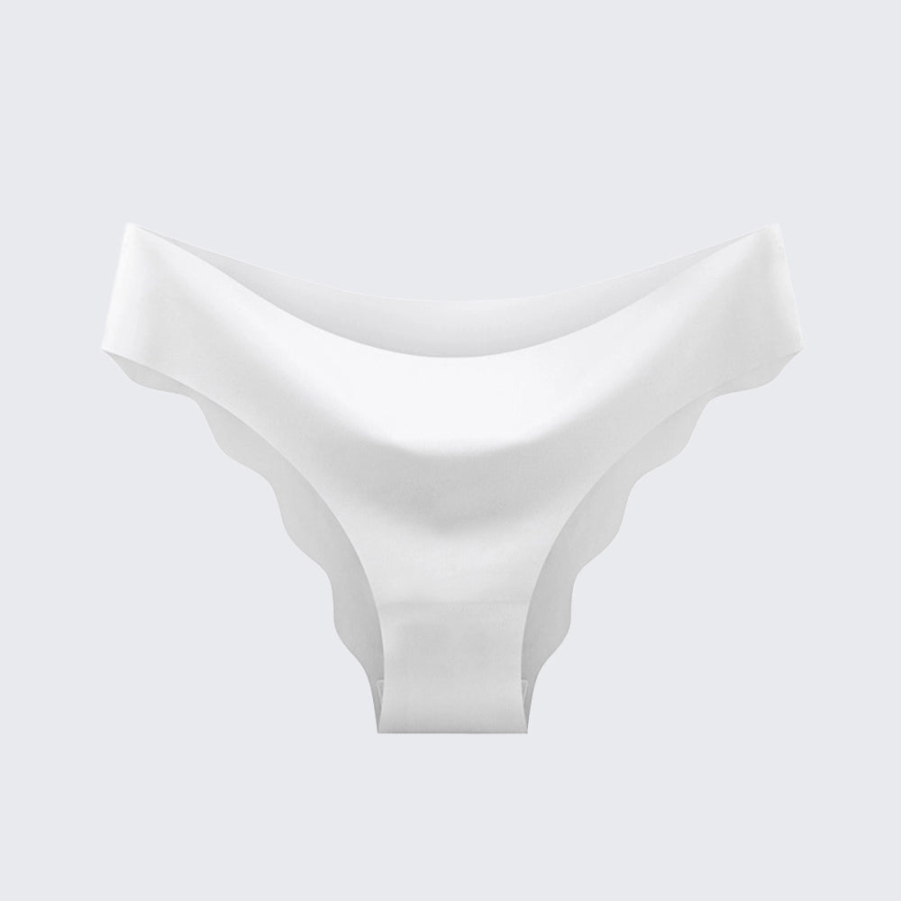 [3+ Items, 170 EGP Each] Women's Plus Size Seamless Ice Silk Bikini Breathable Wave Edge
