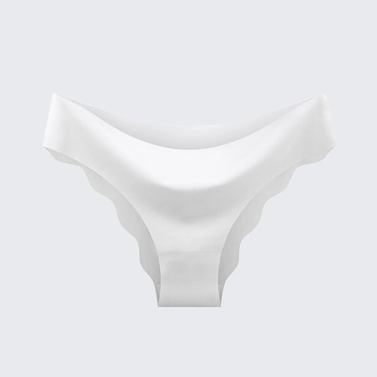 [3+ Items, 170 EGP Each] Women's Plus Size Seamless Ice Silk Bikini Breathable Wave Edge