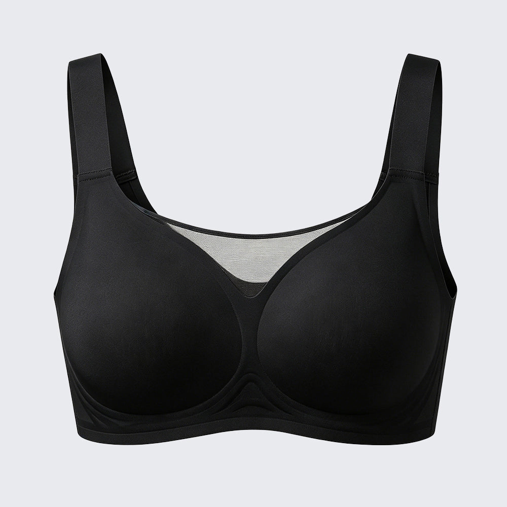 Seamless Wirefree Plus Size Bra Anti-Sagging Soft Support Sports Bralette