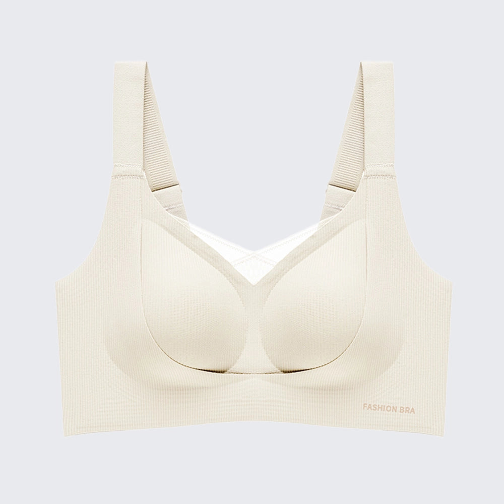 Seamless Support Shaping Bra Full Coverage Wireless Comfort Bra