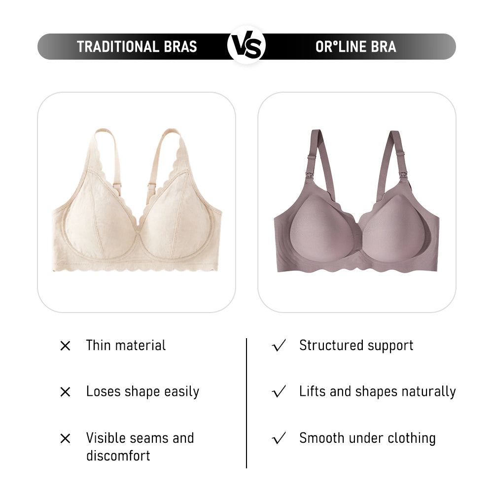 Seamless Maternity Nursing Bra Soft Wire Breastfeeding Pregnancy Bralette