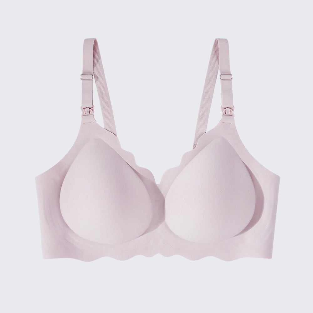 Seamless Maternity Nursing Bra Soft Wire Breastfeeding Pregnancy Bralette