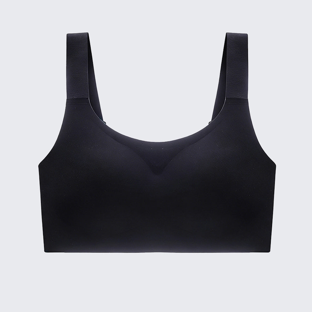Seamless Wirefree Minimizer Bra Plus Size Anti-Sagging Side Smoothing Bralette