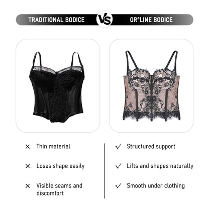 Women's Outerwear Lace Hollow Out Padded Corset Top