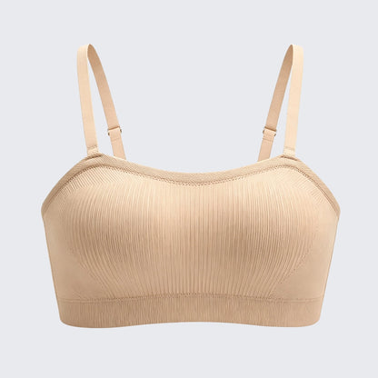 Invisible Strapless Push Up Bra for Women | Seamless Anti-Slip Bandeau Bra