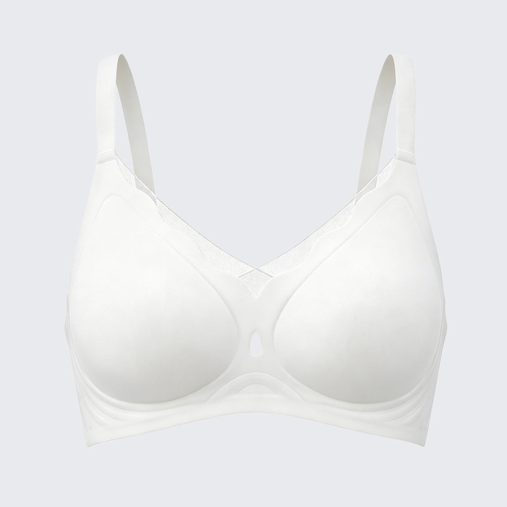 Seamless Wirefree Push Up Bra Anti-Sagging Plus Size Soft Support Bralette