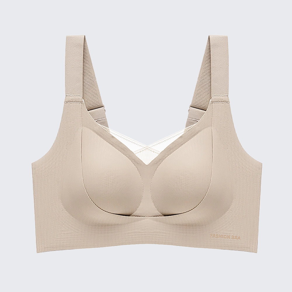 Seamless Support Shaping Bra Full Coverage Wireless Comfort Bra