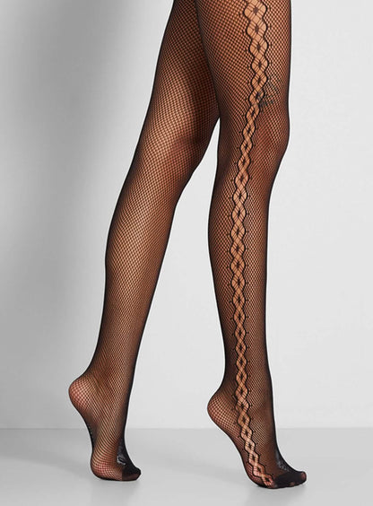 Sexy black stockings with side slit sex matching stockings