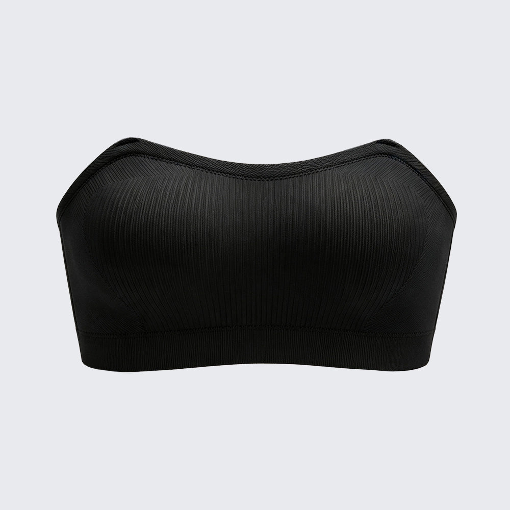 Invisible Strapless Push Up Bra for Women | Seamless Anti-Slip Bandeau Bra