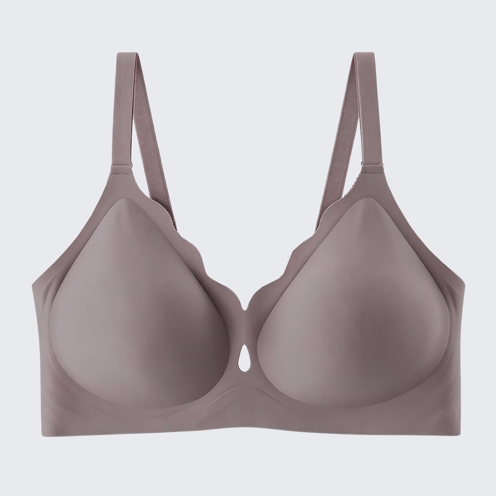 Seamless Wirefree Full Coverage Bra Plus Size Push Up Soft Support Bralette