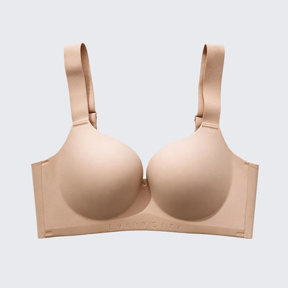 Plus Size One Piece Molded Wireless Bra -- Seamless Push Up, Nude Shades & COD Fast Delivery | Orline Egypt