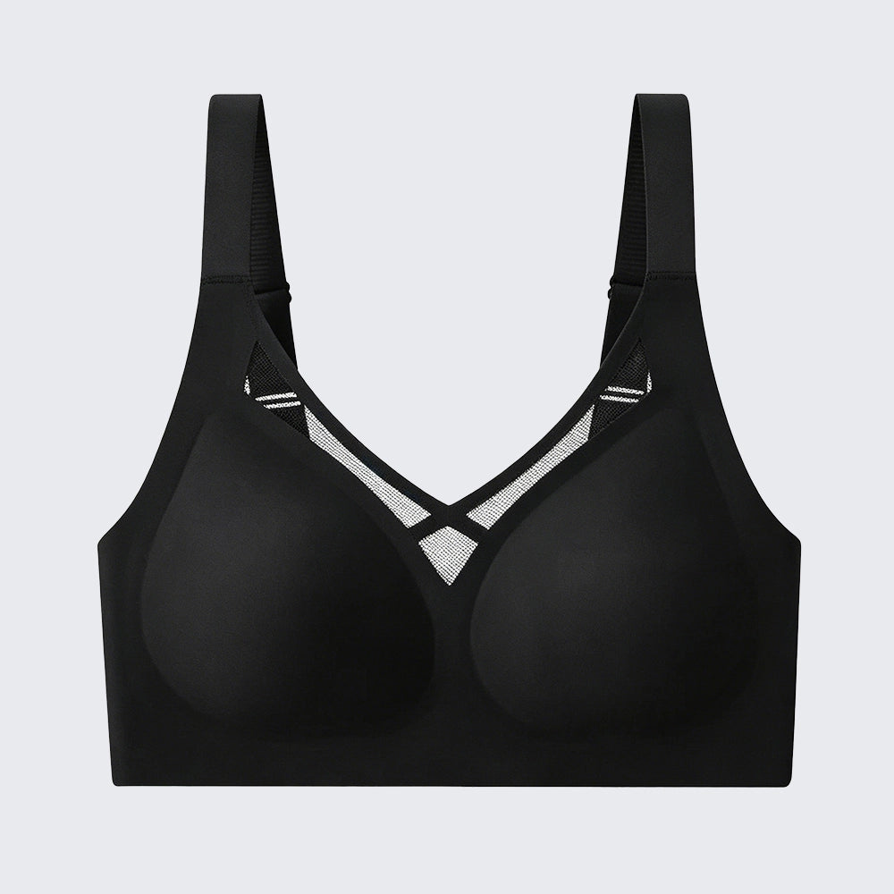 Seamless Wirefree Minimizer Bra Plus Size Anti-Sagging Soft Support Bralette